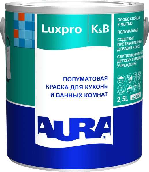 Краска AURA Luxpro Kitchen & Bathroom