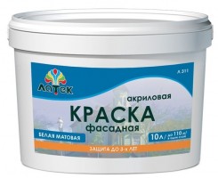 Краска Латек Л311 фасадная 10л