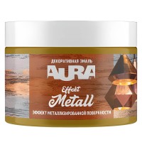 Эмаль декоративная AURA Effekt Metall серебро