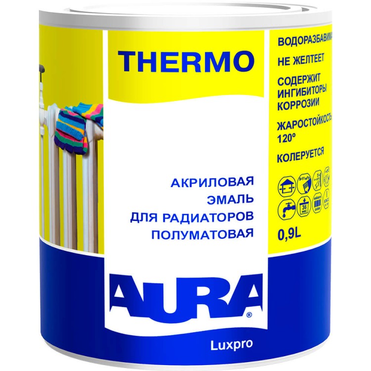 Эмаль Aura Luxpro Thermo для радиаторов